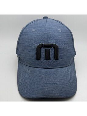Travis Mathew Snapback Baseball Golf Hat CapMen's Blue Adjustable Logo
